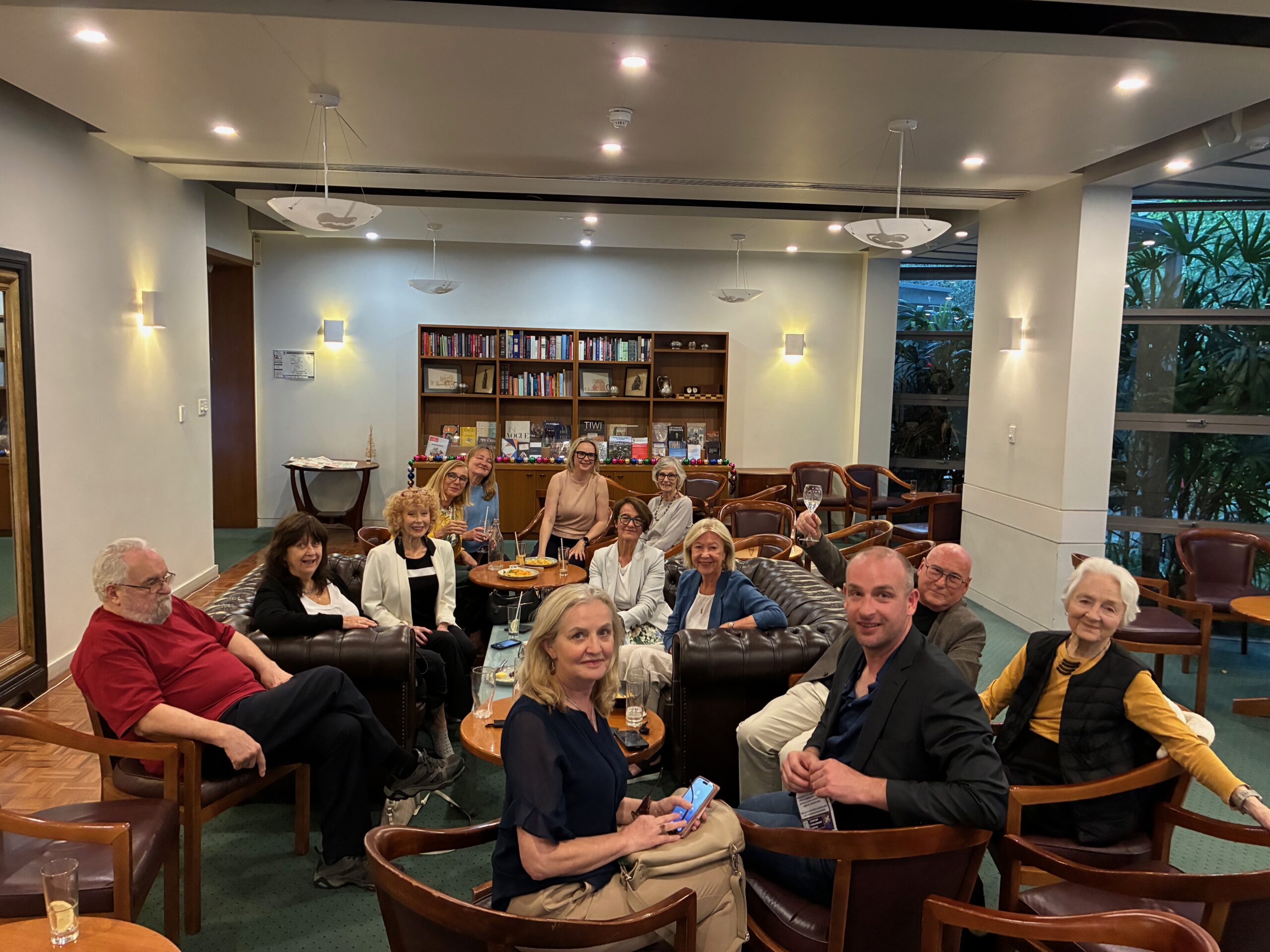 Pre-Christmas drinks at the University House